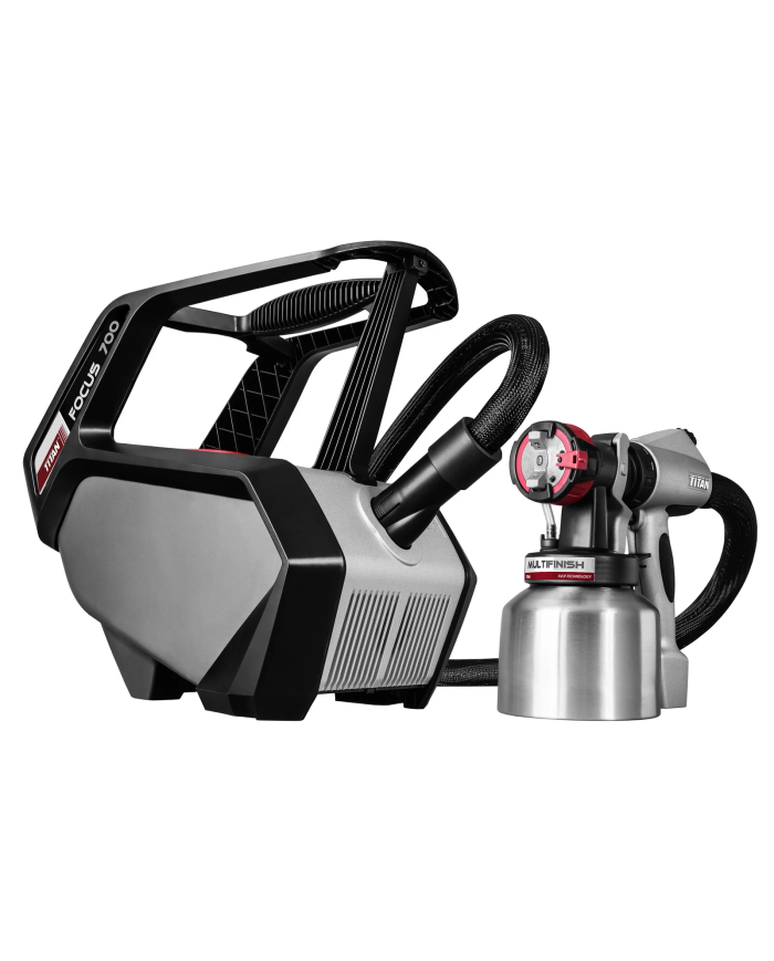 Titan Focus 700 malarický agregát Titan Wagner - Technické údaje:   Hmotnosť: 8,9 kgNapätie:   Výkonmotora: 230 VMotor: Elektric