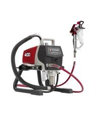 Titan Impact 400 HEA malarski aggregate Titan Wagner - Specifications:  Voltage: 230 V Motor: Electric Motor power: 0.56 kW Max. Titan Impact 400 HEA malarski aggregate Titan Wagner - Specifications:  Voltage: 230 V Motor: Electric Motor power: 0.56 kW Max.