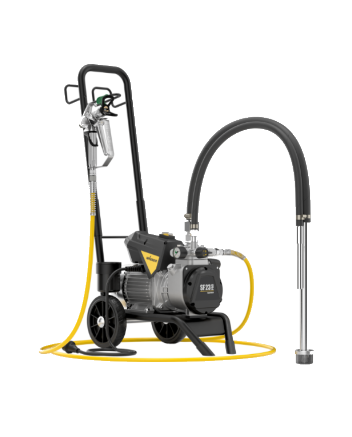 Agregat malarski Wagner SuperFinish 23 PRO Wagner - Dane techniczne:  Napięcie: 230 V Silnik: Elektryczny Moc silnika: 1.3 kW Ma Agregat malarski Wagner SuperFinish 23 PRO Wagner - Dane techniczne:  Napięcie: 230 V Silnik: Elektryczny Moc silnika: 1.3 kW Ma