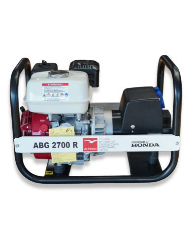 Generator single-phase 230 V AVR / 2700W Altrad Belle ABG 2700. Altrad Belle - Dane techniczne:: undefinedwymiary: 770 x 560 x 5
