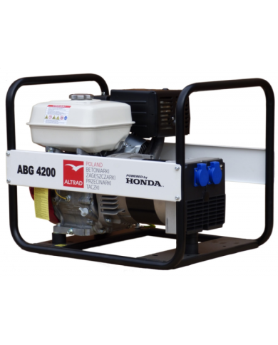 Altrad Belle ABG 4200 single-phase generator set Altrad Belle - Dane techniczne:: undefinedciezar: 53 kgnapiecie: 230vsilnik: ho