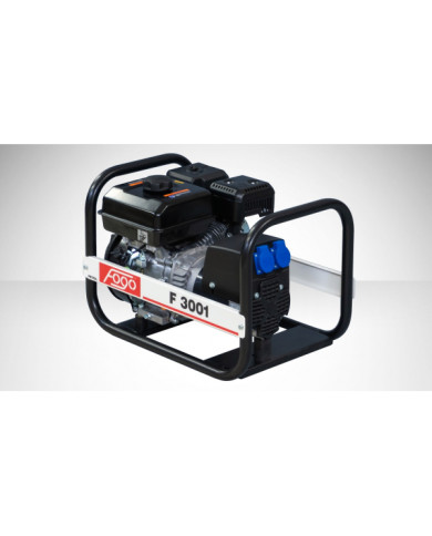 FOGO F 3001 single-phase generator set Fogo - Specifications:  Dimensions: 580x395x405 mm Voltage: 230 V Power Category: 1 - 6 [
