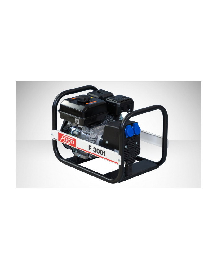 FOGO F 3001 single-phase generator set Fogo - Specifications:  Dimensions: 580x395x405 mm Voltage: 230 V Power Category: 1 - 6 [ FOGO F 3001 single-phase generator set Fogo - Specifications:  Dimensions: 580x395x405 mm Voltage: 230 V Power Category: 1 - 6 [