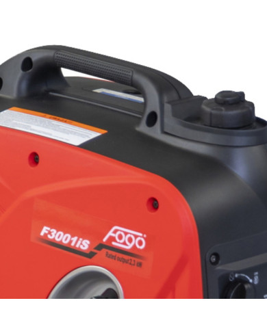FOGO F3001iS inverter single-phase generator set Fogo - Specifications:  Dimensions: 520x320x460mm Voltage: 230 V Power Category FOGO F3001iS inverter single-phase generator set Fogo - Specifications:  Dimensions: 520x320x460mm Voltage: 230 V Power Category