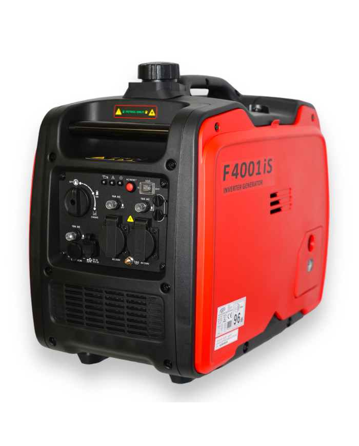 FOGO F4001iS inverter single-phase generator set Fogo - Specifications:  Voltage: 230 V Power Category: 1 - 6 [kW] 230V  Noise: 