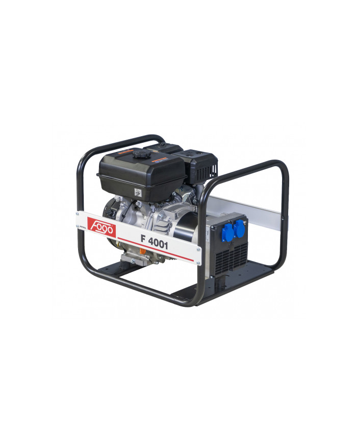 FOGO F 4001 single-phase generator set with Rato engine Fogo - Technical specifications:Dimensions: 650x520x490 mmVoltage:230 VP