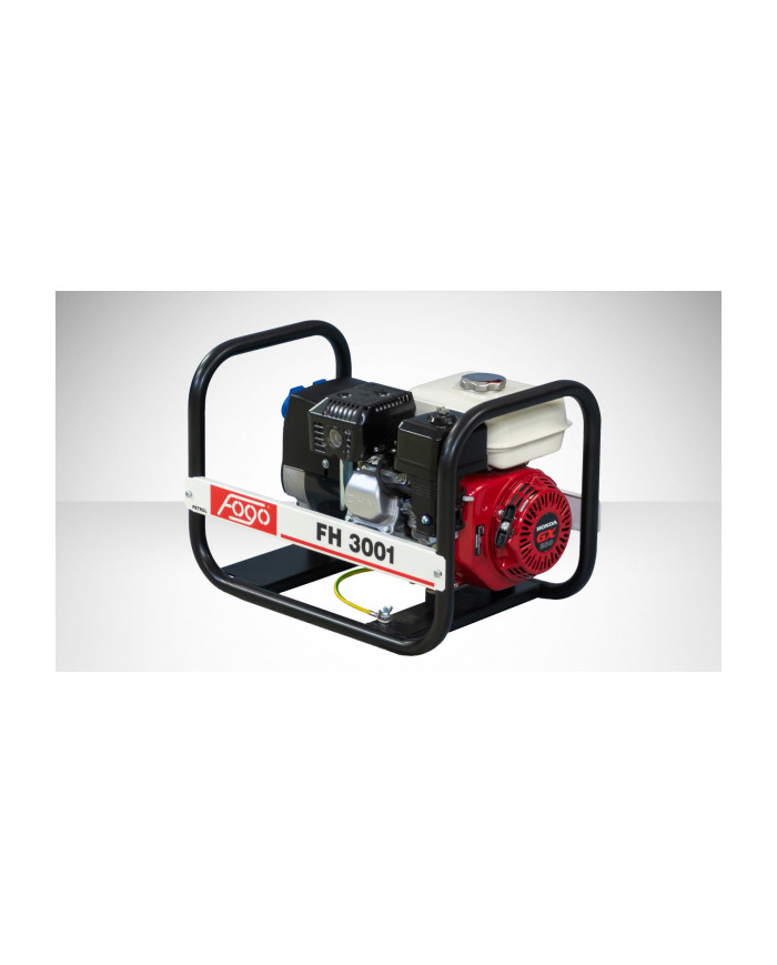 FOGO FH 3001 single-phase generator set Fogo - Specifications:  Dimensions: 580x395x405 mm Voltage: 230 V Power Category: 1 - 6 
