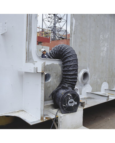 Master Powervent 4200EX explosion-proof blower Master Heaters - Technical data:  Noise level [ dB(A) ]: 89 Airflow [ m³/h ]: 209