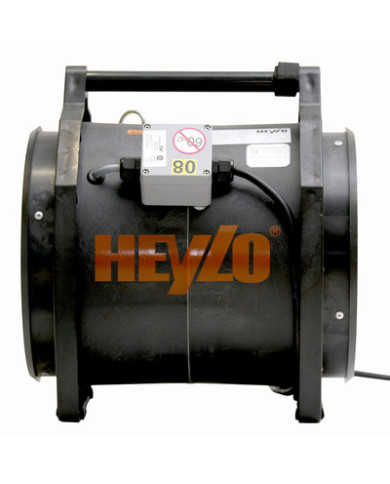 Master Powervent 4200EX explosion-proof blower Master Heaters - Technical data:  Noise level [ dB(A) ]: 89 Airflow [ m³/h ]: 209