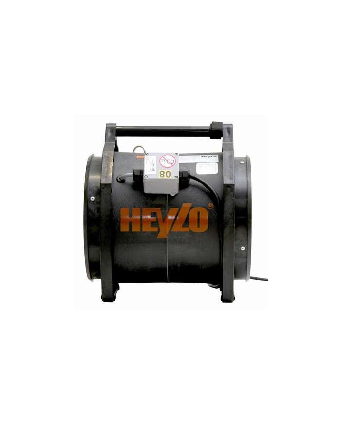 Master Powervent 4200EX explosion-proof blower Master Heaters - Technical data:  Noise level [ dB(A) ]: 89 Airflow [ m³/h ]: 209