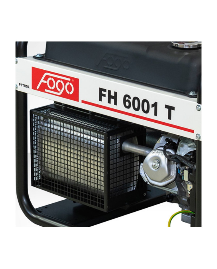 Agregat prądotwórczy jednofazowy FOGO FH 6001 T Fogo - Dane techniczne:  Wymiary: 790x580x650mm Napięcie: 230 V Kategoria Mocy: 
