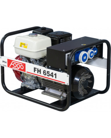 FOGO FH 6541 single-phase generator set Fogo - Specifications:  Dimensions: 745x530x495 mm Voltage: 230 V Power Category: 1 - 6 