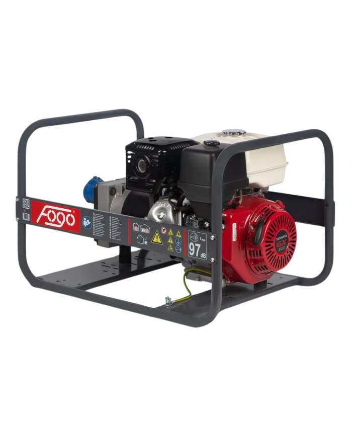 FOGO FH 7001 single-phase generator set Fogo - Specifications:  Dimensions: 790x580x505 Voltage: 230 V Power Category: 1 - 6 [kW FOGO FH 7001 single-phase generator set Fogo - Specifications:  Dimensions: 790x580x505 Voltage: 230 V Power Category: 1 - 6 [kW