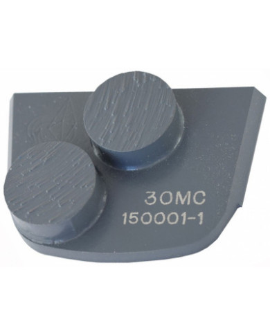 FOR MEDIUM HARD CONCRETE CONCRETE DIAMOND SEGMENT BACK METAL (round) Grit120 Lavina - 