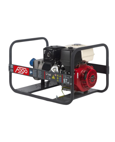 FOGO FH 7001R single-phase generator set Fogo - Specifications:  Dimensions: 790x580x505 Voltage: 230 V Power Category: 1 - 6 [k