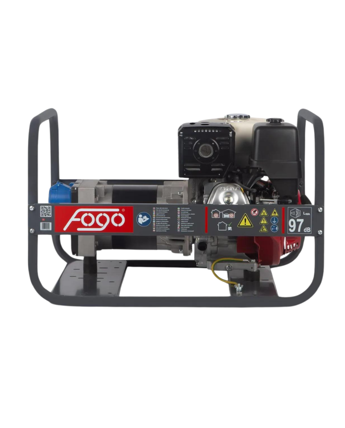 FOGO FH 7001R single-phase generator set Fogo - Specifications:  Dimensions: 790x580x505 Voltage: 230 V Power Category: 1 - 6 [k