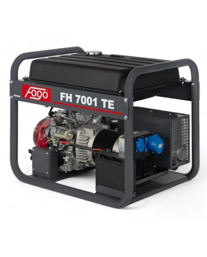 Agregat prądotwórczy jednofazowy FOGO FH 7001 TE Fogo - Dane techniczne:  Wymiary: 790x580x650mm Napięcie: 230 V Kategoria Mocy: Agregat prądotwórczy jednofazowy FOGO FH 7001 TE Fogo - Dane techniczne:  Wymiary: 790x580x650mm Napięcie: 230 V Kategoria Mocy: