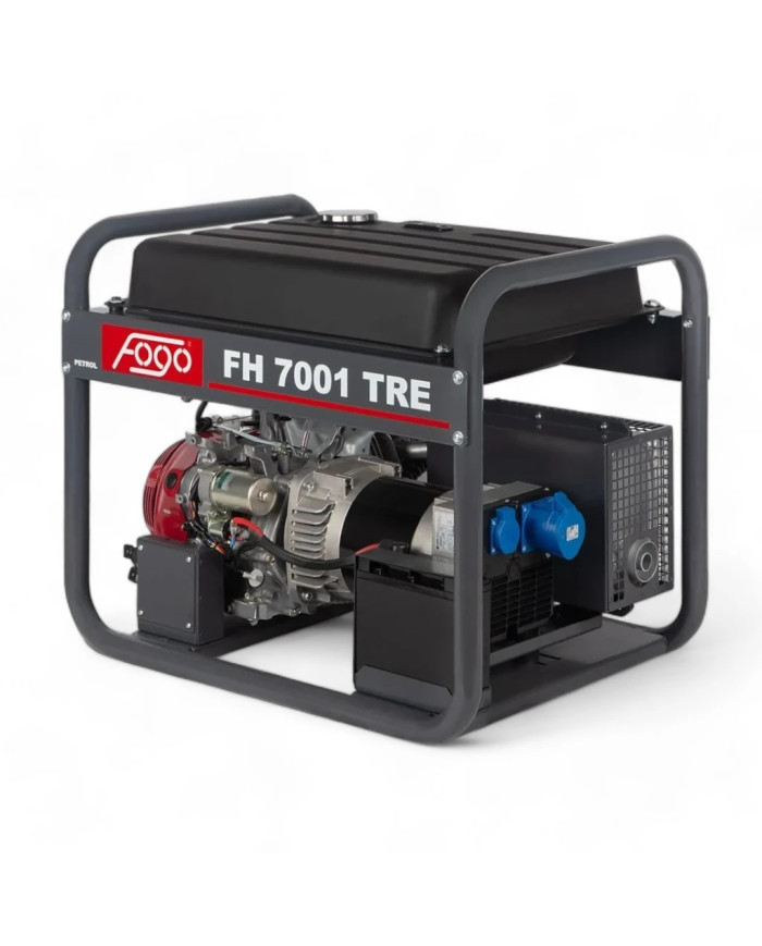 Agregat prądotwórczy jednofazowy FOGO FH 7001 TRE Fogo - Dane techniczne:  Wymiary: 790x580x650mm Napięcie: 230 V Kategoria Mocy Agregat prądotwórczy jednofazowy FOGO FH 7001 TRE Fogo - Dane techniczne:  Wymiary: 790x580x650mm Napięcie: 230 V Kategoria Mocy