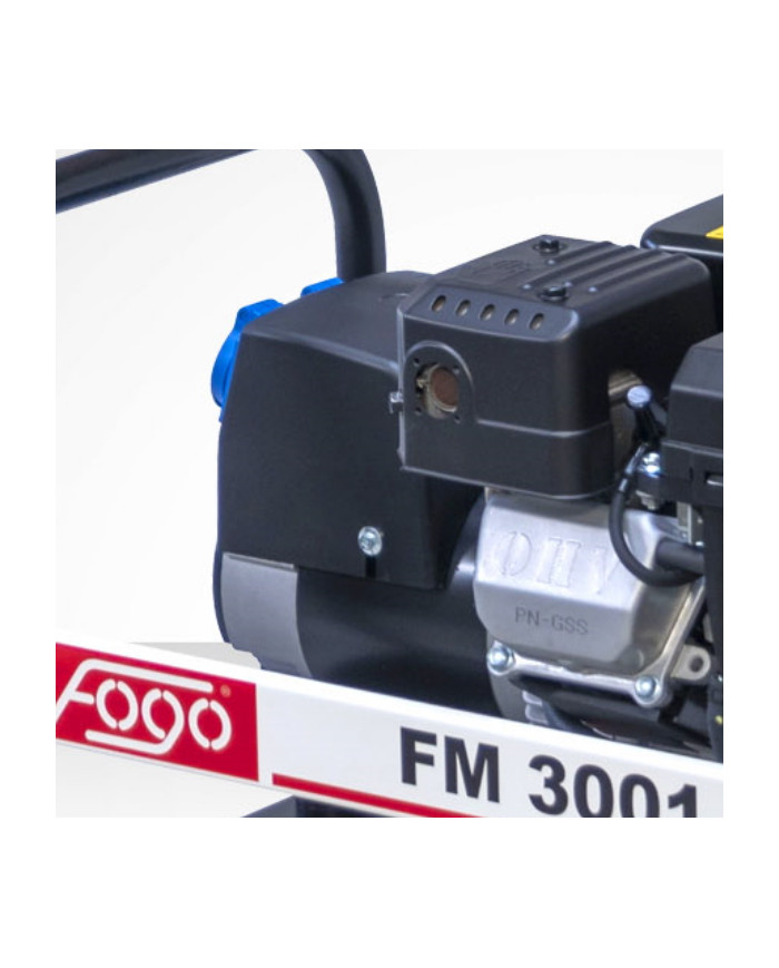 FOGO FM 3001 single-phase generator set Fogo - Specifications:  Dimensions: No Data Voltage: 230 V Power Category: 1 - 6 [kW] 23