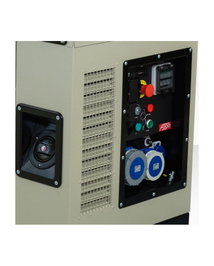 Jednofázový generátor FOGO FV 10001 CRA Fogo - Technické údaje:      Rozmery: 1100x600x830 mmKategóriavýkonu: 9,0 - 17,0 [kW] 23