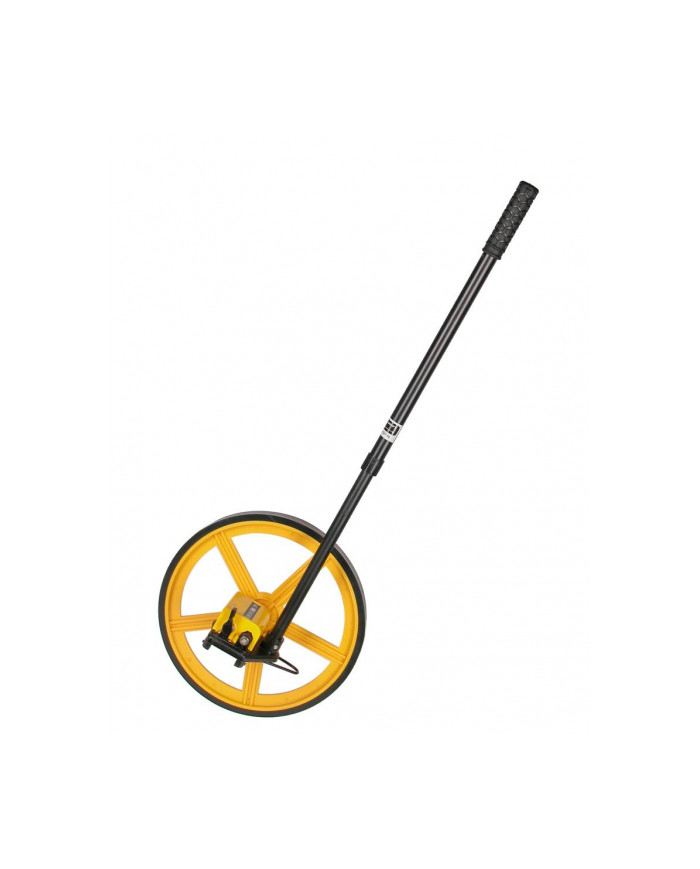 Drogomierz kołowy mechaniczny MD 318  - Dane techniczne:Dokladnosc instrumentu: 1%Zakres pomiarowy: 9999.9 mSrednica/obwód kola 