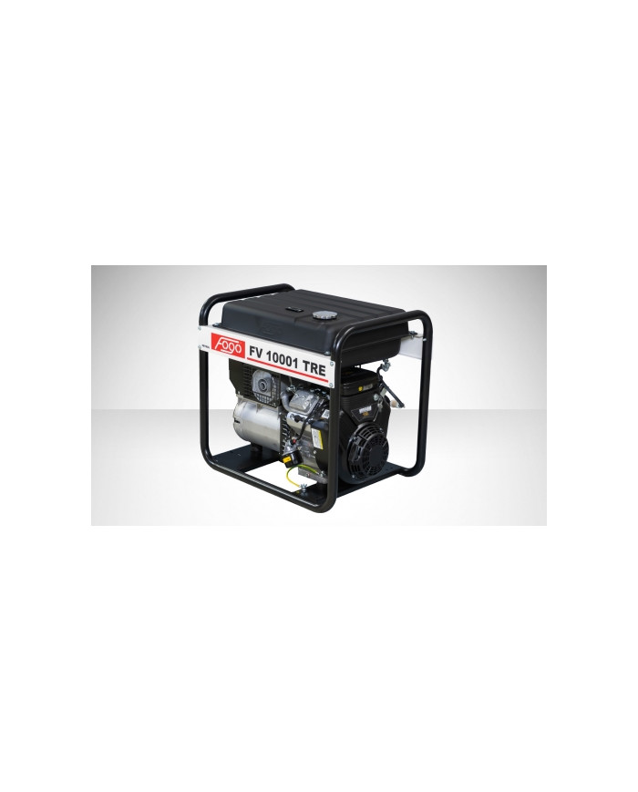 FOGO FV 10001 TRE single-phase generator set Fogo - Specifications:  Dimensions: 790x580x65 mm Voltage: 230 V Power Category: 9. FOGO FV 10001 TRE single-phase generator set Fogo - Specifications:  Dimensions: 790x580x65 mm Voltage: 230 V Power Category: 9.