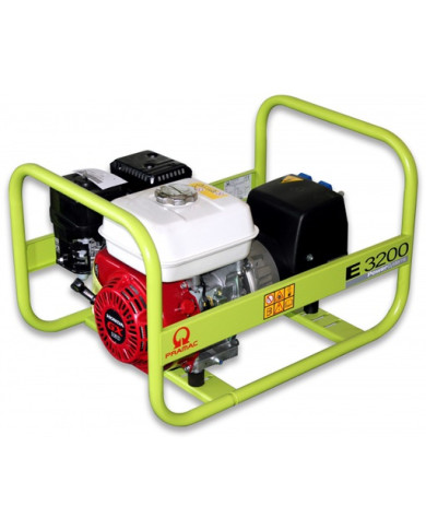 PRAMAC E3200 single-phase generator set Pramac - Dane techniczne:: undefinedciezar: 38 kgnapiecie: 230 Vsilnik: honda gx160