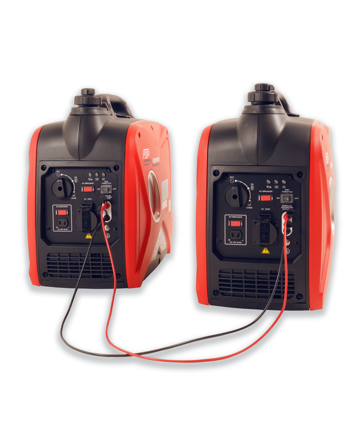 Fogo single-phase generator set 2 x F2001iS Combo inverter generator set Fogo - Technical specifications:  Dimensions: 498 x 290 Fogo single-phase generator set 2 x F2001iS Combo inverter generator set Fogo - Technical specifications:  Dimensions: 498 x 290