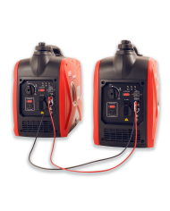 Jednofázový generátor Fogo 2 x F2001iS Combo invertor Fogo - Technické údaje:   Rozmery: 498 x 290 x 459 mm (platí pre jednu jed