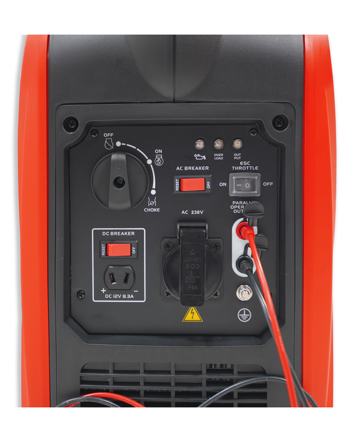 Fogo single-phase generator set 2 x F2001iS Combo inverter generator set Fogo - Technical specifications:  Dimensions: 498 x 290 Fogo single-phase generator set 2 x F2001iS Combo inverter generator set Fogo - Technical specifications:  Dimensions: 498 x 290