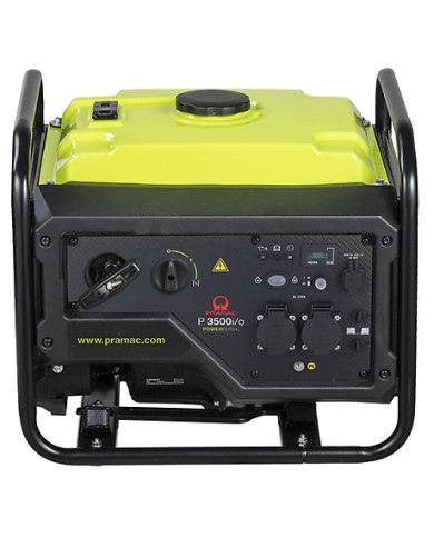 PRAMAC P3500i-o inverter single-phase generator set Pramac - Dane techniczne:: undefinedciezar: 34 kgnapiecie: 230 Vsilnik: pram