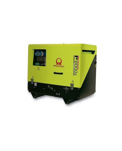 PRAMAC P6000S single-phase generator set Pramac - Dane techniczne:: undefinedciezar: 207 kgnapiecie: 230 Vsilnik: yanmar l100v e