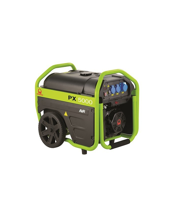 Agregat prądotwórczy jednofazowy PRAMAC PX5000 AVR Pramac - Dane techniczne:: undefinedciezar: 79 kgnapiecie: 230 Vsilnik: sr188