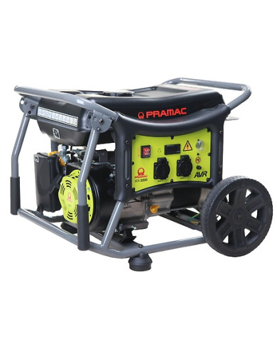 PRAMAC WX3200 single-phase generator set Pramac - Dane techniczne:: undefinedciezar: 49 kgnapiecie: 230 Vsilnik: pramac