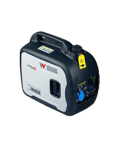 Wacker Neuson MG 2i inverter single-phase generator set Wacker Neuson - Dane techniczne:: undefinedciezar: 21 kgnapiecie: 230 Vs