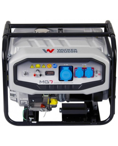 Wacker Neuson MG 7 single-phase generator set Wacker Neuson - Dane techniczne:: undefinedwymiary: 590 x 475 x 462 mmciezar: 83 k