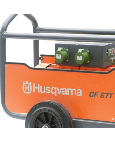 HUSQVARNA CF67T 400 V-3-50 HZ electronic frequency converter Husqvarna Construction - Specifications:  Voltage: 400 V (three-pha