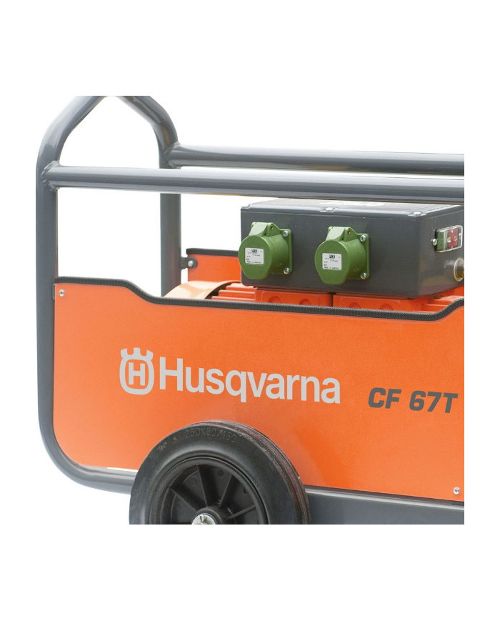 HUSQVARNA CF67T 400 V-3-50 HZ electronic frequency converter Husqvarna Construction - Specifications:  Voltage: 400 V (three-pha