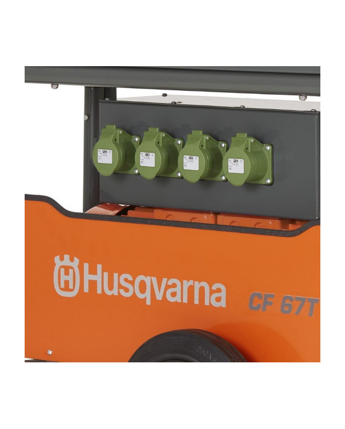 Elektroniczna przetwornica częstotliwości HUSQVARNA CF67T 400 V-3-50 HZ CI4P Husqvarna Construction - Dane techniczne:  Napięcie Elektroniczna przetwornica częstotliwości HUSQVARNA CF67T 400 V-3-50 HZ CI4P Husqvarna Construction - Dane techniczne:  Napięcie