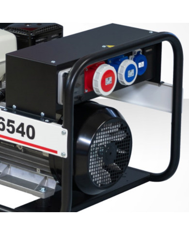 FOGO FH6540 three-phase generator set Fogo - Specifications:  Dimensions: 745 x 530 x 495 mm Weight: 80 kg Voltage: 400/230 V Po