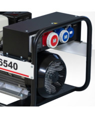 FOGO FH6540 three-phase generator set Fogo - Specifications:  Dimensions: 745 x 530 x 495 mm Weight: 80 kg Voltage: 400/230 V Po