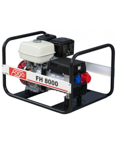 FOGO FH 8000 three-phase generator set Fogo - Specifications:  Dimensions: 790x580x505 Voltage: 400/230 V Power Category: 5.0 - 
