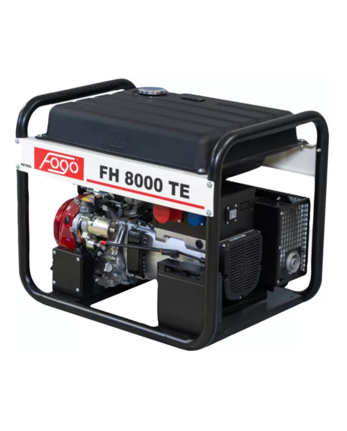 FOGO FH 8000TE three-phase generator set Fogo - Technical specifications:  Dimensions: 790x580x650mm Voltage: 400/230 V Power Ca