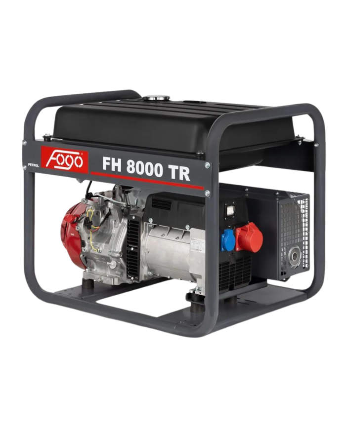 FOGO FH 8000TR three-phase generator set Fogo - Technical specifications:  Dimensions: 790x580x650mm Voltage: 400/230 V Power Ca