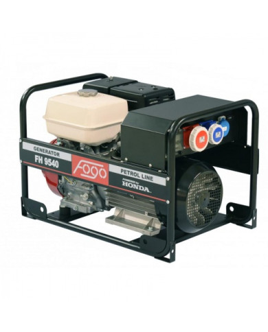 FOGO FH 9540 three-phase generator set Fogo - Specifications:  Dimensions: 745 x 530 x 495 mm Voltage: 400/230 V Power Category: