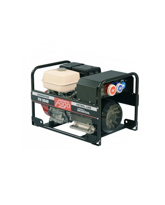FOGO FH 9540 three-phase generator set Fogo - Specifications:  Dimensions: 745 x 530 x 495 mm Voltage: 400/230 V Power Category: