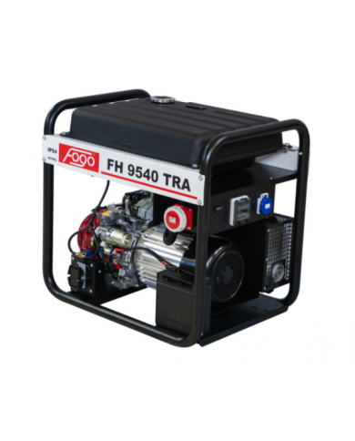 FOGO FH 9540TRA three-phase generator set Fogo - Specifications:  Dimensions: 790 x 580 x 765 mm Voltage: 400/230 V Power Catego