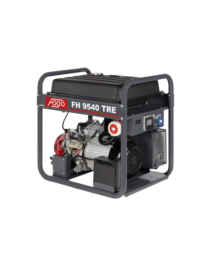 FOGO FH 9540TRE three-phase generator set Fogo - Specifications:  Dimensions: 790 x 580 x 765 mm Voltage: 400/230 V Power Catego