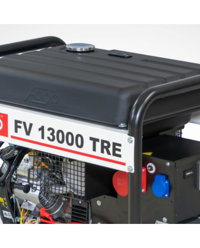 FOGO FV 13000 TRE three-phase generator set Fogo - Specifications:  Dimensions: 790 x 580 x 765 mm Voltage: 400/230 V Power Cate