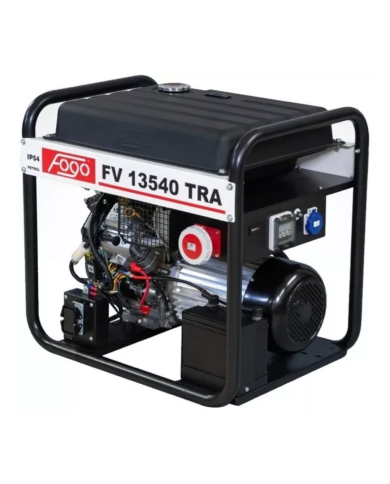 FOGO FV 13540 TRA three-phase generator set Fogo - Specifications:  Dimensions: 790 x 580 x 765 mm Voltage: 400/230 V Power Cate